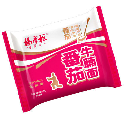 Не специальный томатный говядиной вкус Instant Noodles OEM 129g*24 Здоровый Instant Ramen