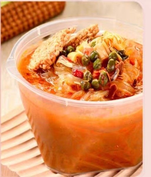 Стеклянная лапша вермишель Гонконгский жирный сок вкус пряный и сладкий вкус не жареный