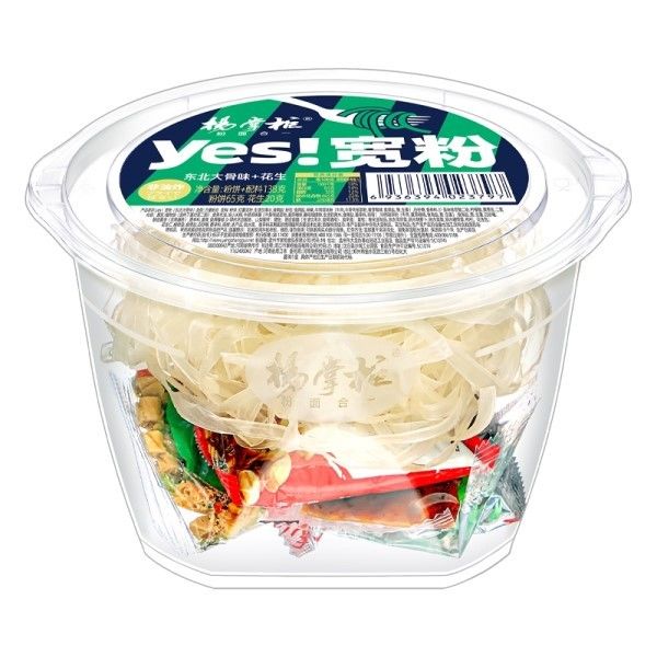 Корейская чашка Instant Vermicelli Instant Noodles Большая кость Неолющенный аромат Кипятить за 5 мин.