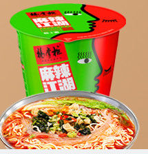 JiangHu не жареные рамены мгновенные лапши с кислым и пряным вкусом