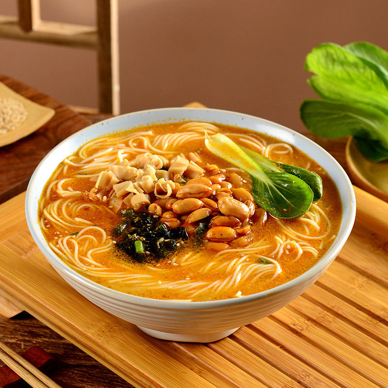 Фрагантный аромат кунжута Быстрое приготовление Вкусные незажаренные мгновенные лапши