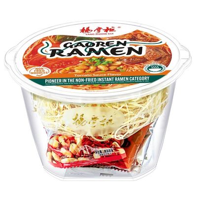 Вкусный мгновенный суп из лапши с методом приготовления кипящей воды и вкусом томатного супа